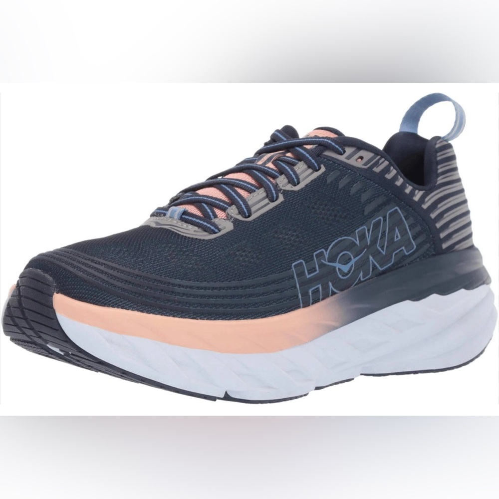 HOKA ONE ONE Bondi 6 Mood Indigo/Dusty Pink